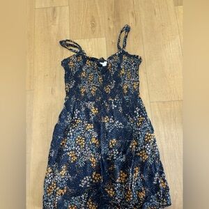 Market & Spruce Navy Floral Dress